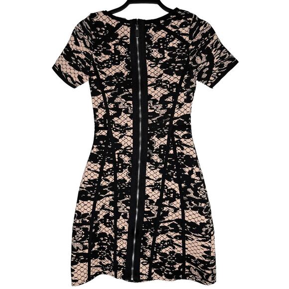 Karen Millen Women's Lace Jacquard Bandage Knit Dress Office Wear Cocktail Party - Picture 6 of 10